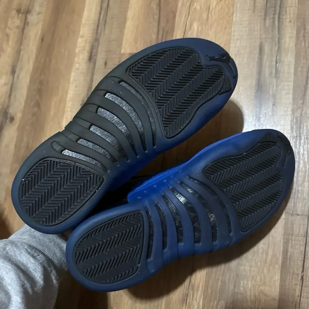 Air Jordan 12 Retro Black Game royal 130690-014 Size 9.5